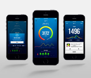 Image: Nike Fuel Band app on iPhone 