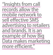 Big Data makes marketing more efficient