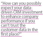 CRM and customer data
