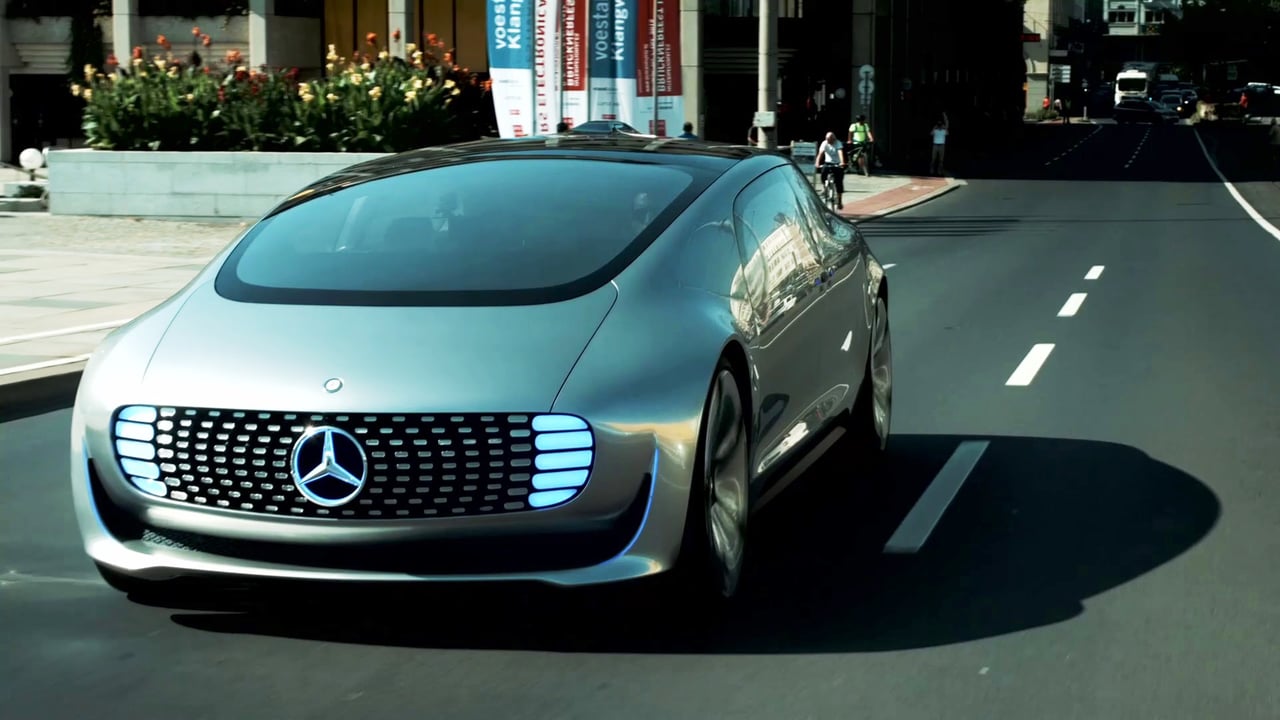 Driverless Mercedes